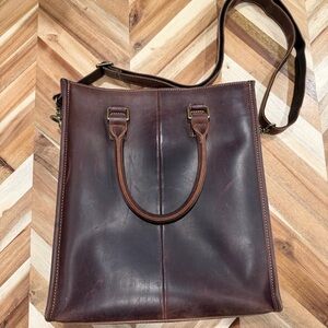 Elegant Brown Leather Bag
